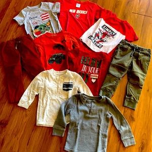 9 items for god deal. Clothes rarely worn.